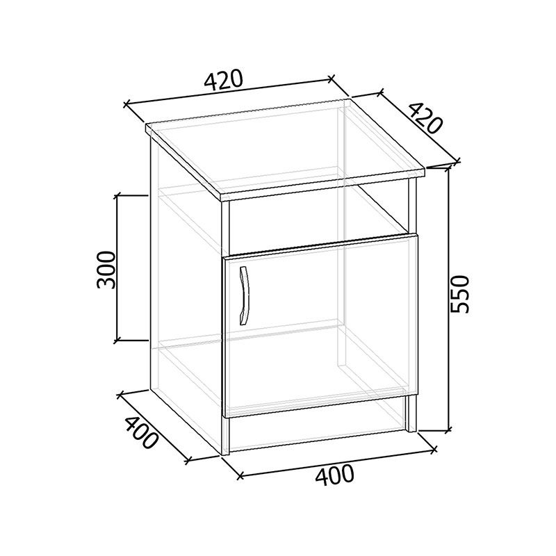 Тумба прикроватная Тп-6 Тумба прикроватная Тп-6