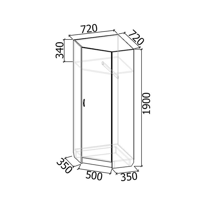 Шкаф для одежды Шк-303 Шкаф для одежды Шк-303