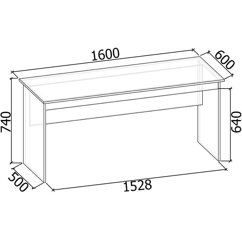 Офисный стол СТ-005 Офисный стол СТ-005