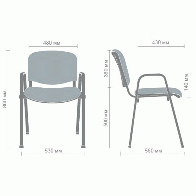 Стул Изо В хром Стул Изо В хром