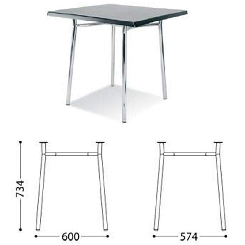 Комплект ножек стола Tiramisu chrome Комплект ножек стола Tiramisu chrome