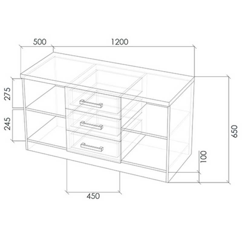 Тумба приставная Арт-005 Тумба приставная Арт-005
