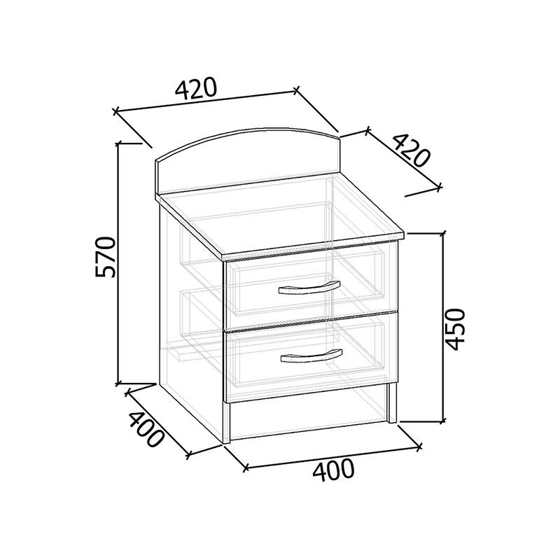 Тумба прикроватная Тп-5 Тумба прикроватная Тп-5