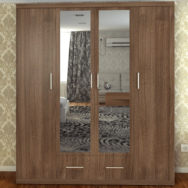 Шкаф для одежды Виктория 4Д с зеркалом