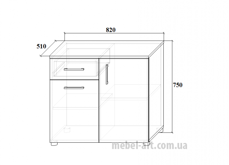 Тумба Смарт СМ-503 Тумба Смарт СМ-503
