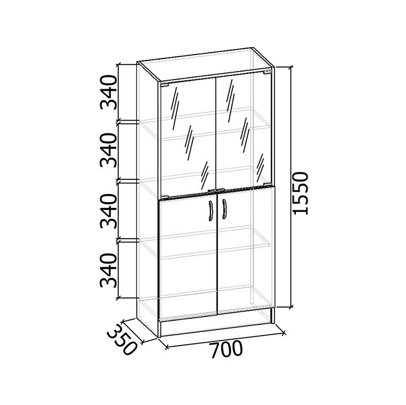 Шкаф для документов Шк-102 Шкаф для документов Шк-102