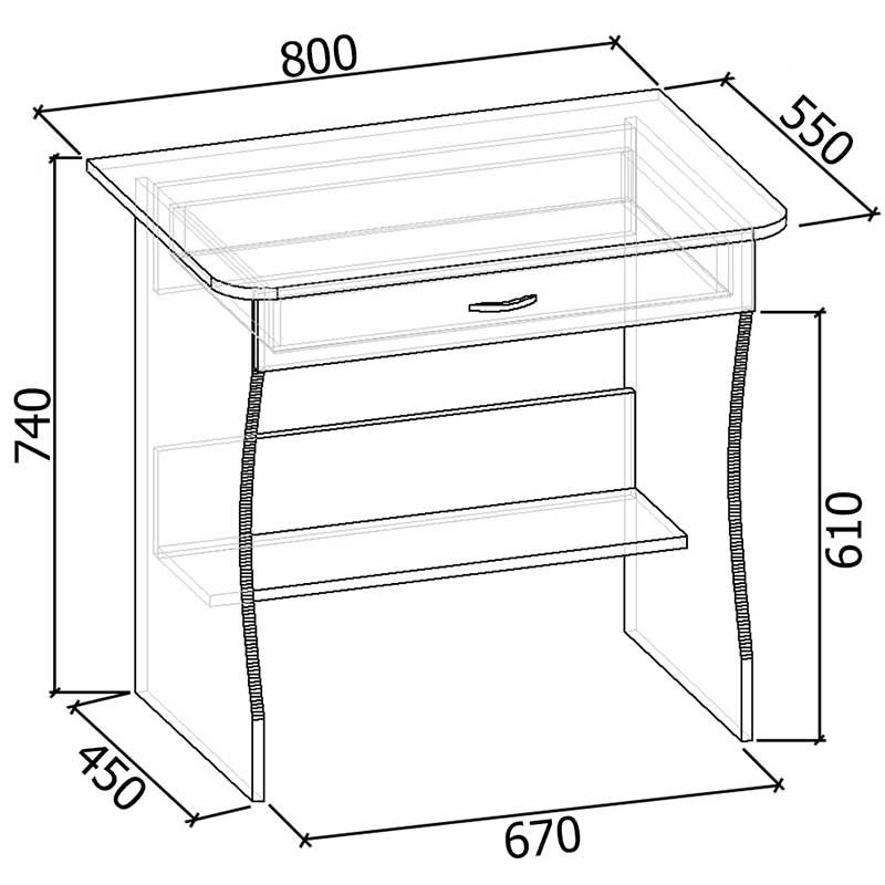 Письменный стол СК-401