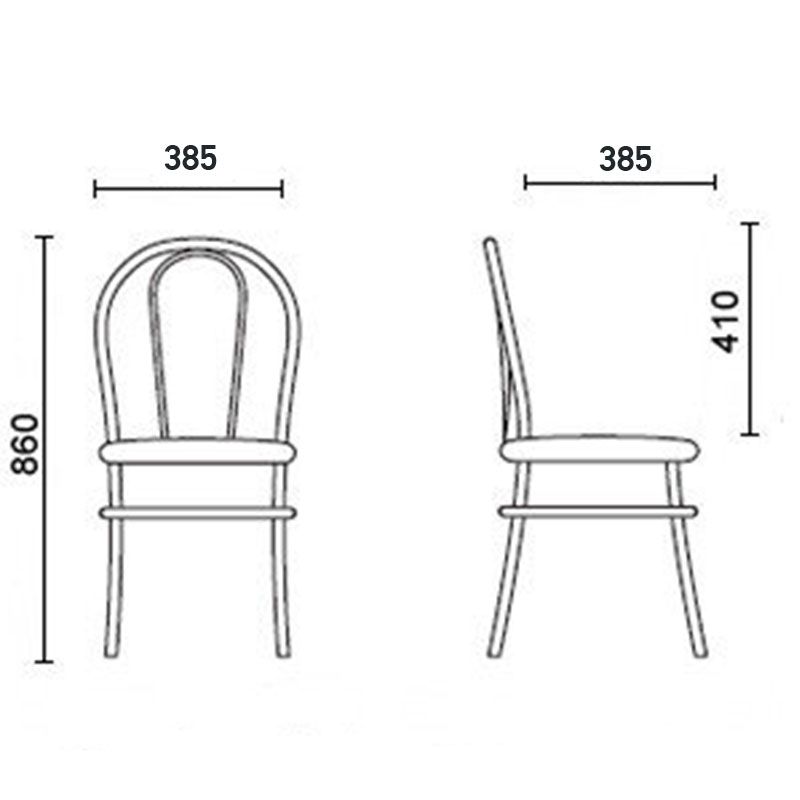 Обеденный стул TULIPAN black Обеденный стул TULIPAN black