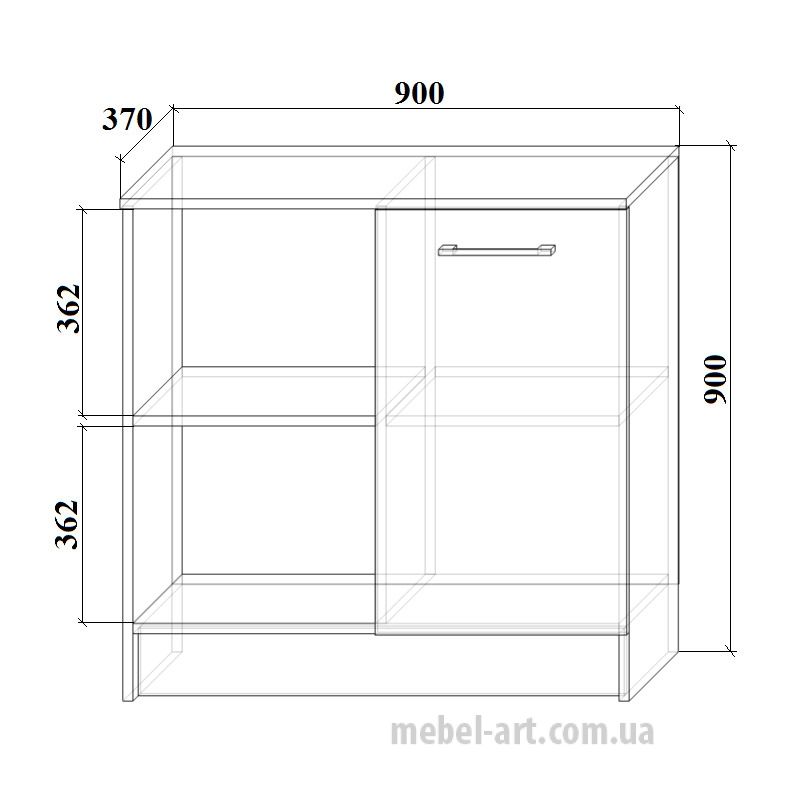 Тумба Т-6 (Дуб Тахо) Тумба Т-6 (Дуб Тахо)