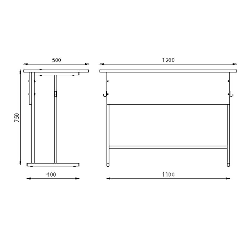 Парта ученическая Е-161 Парта ученическая Е-161