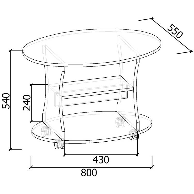 Журнальный стол СЖ-004 Журнальный стол СЖ-004