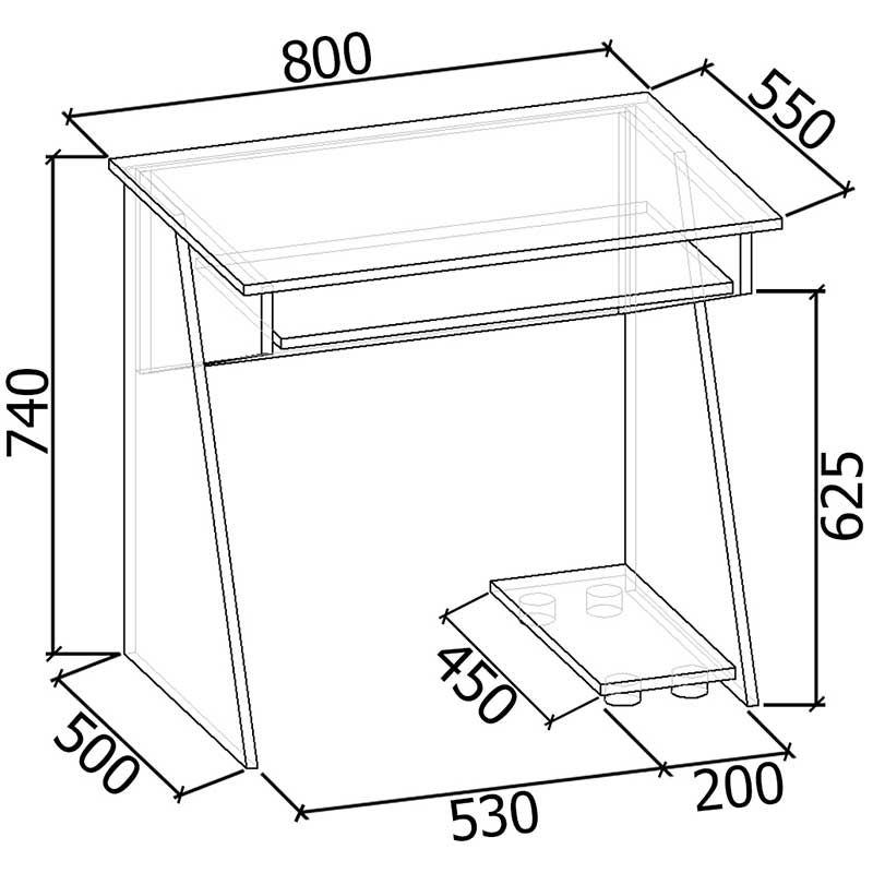 Компьютерный стол СК-005 Компьютерный стол СК-005