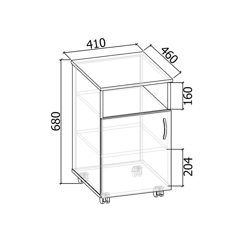 Тумба мобильная Тм-202 Тумба мобильная Тм-202