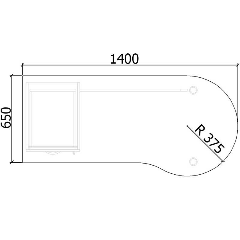 Офисный стол СТ-204