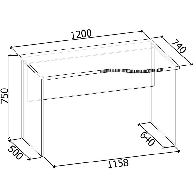 Офисный стол Арт-110