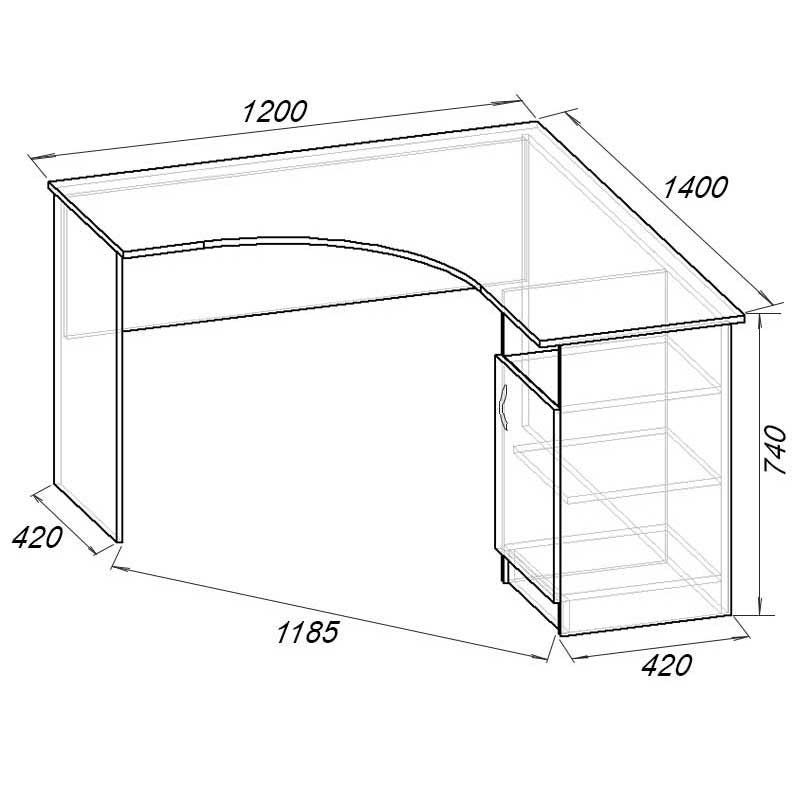 Офисный стол Су-502