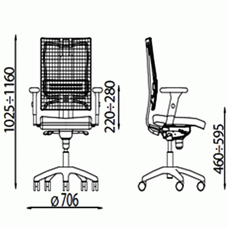 Кресло компьютерное @-MOTION