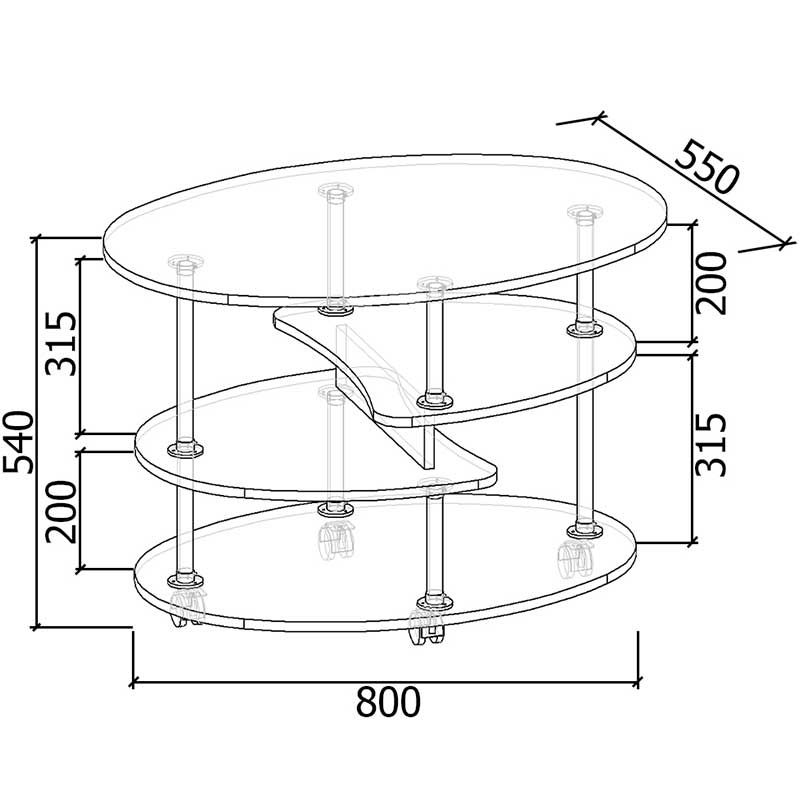 Журнальный стол СЖ-006
