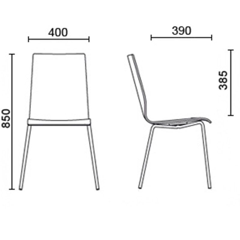 Барный стул SOFI II chrome