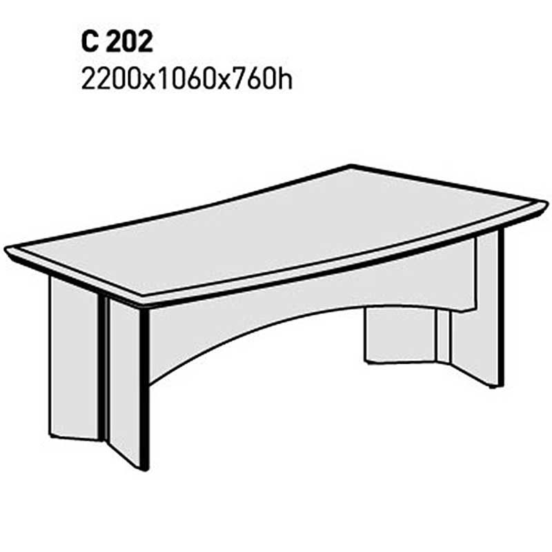 Стол руководителя С-202 SPLIT