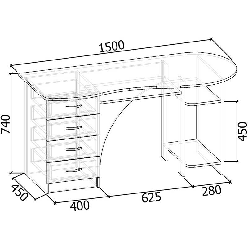 Компьютерный стол СК-305