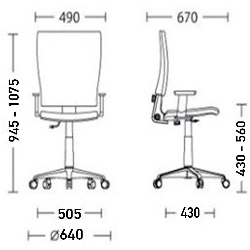 Офисное кресло CHINQUE