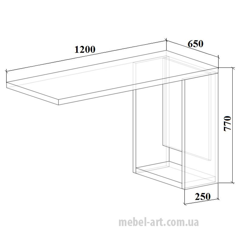 Стол С-3 (Мангровое Дерево)