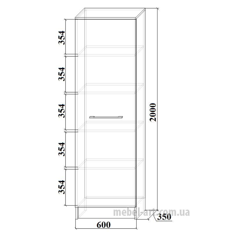 Шкаф Ш-2 (Мангровое Дерево)