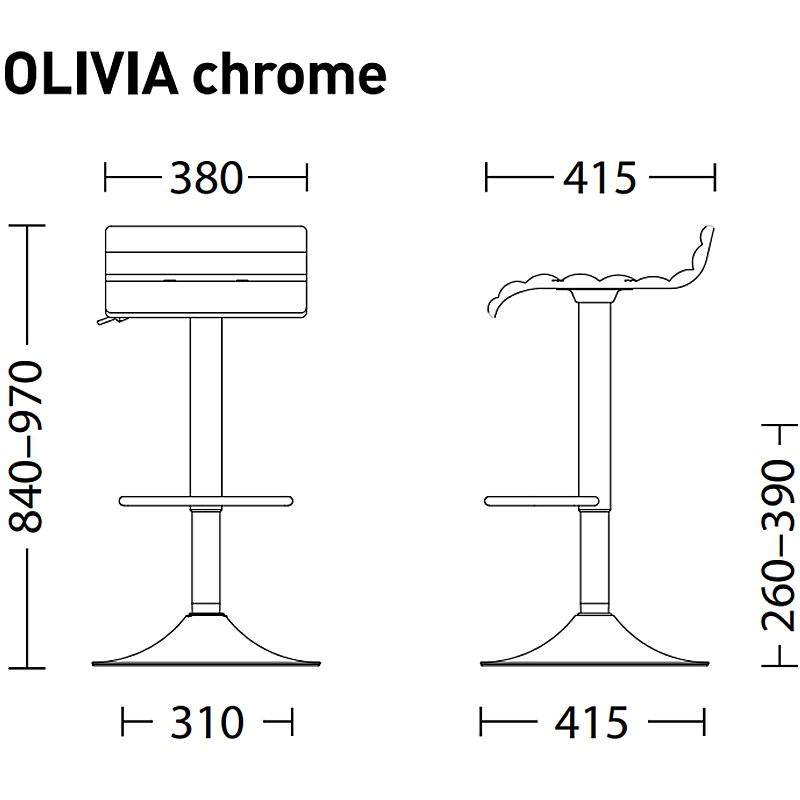 Барный стул OLIVIA