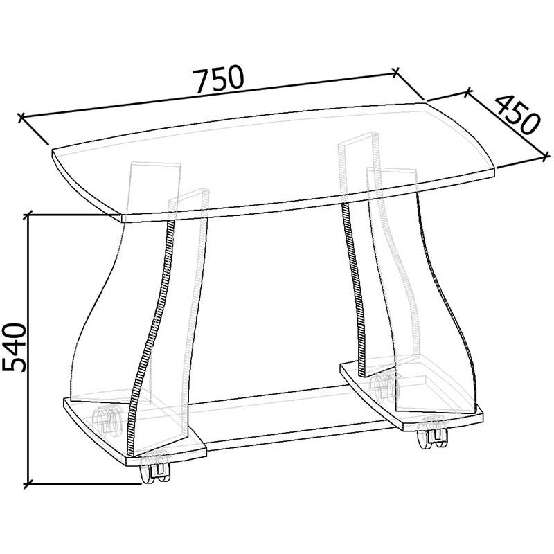 Журнальный стол СЖ-001