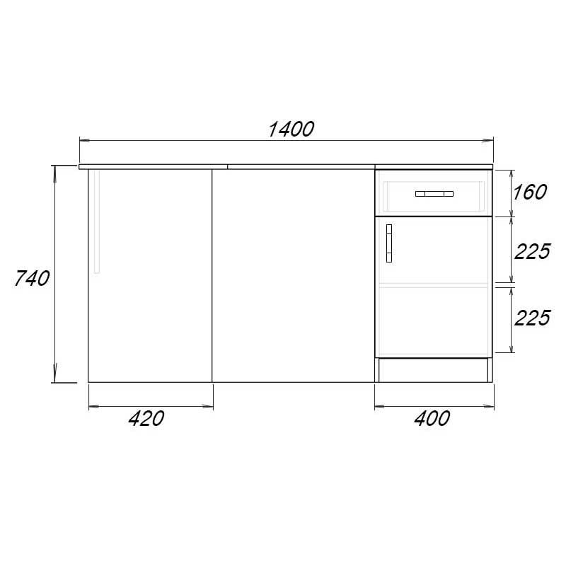 Офисный стол Су-503
