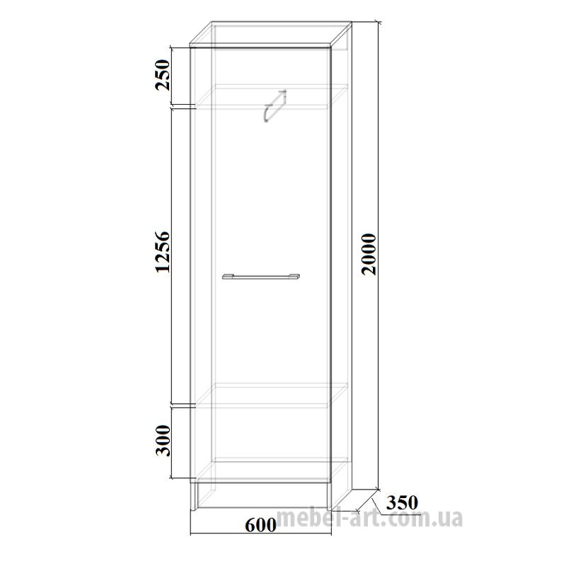 Шкаф Ш-4 (Мангровое Дерево)