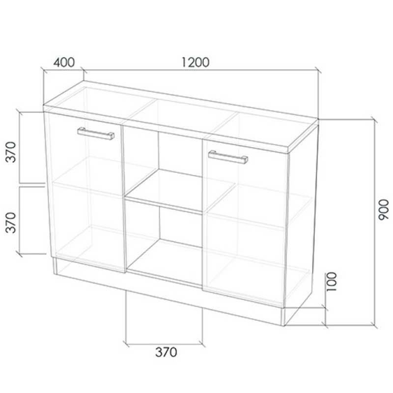 Тумба с нишей Арт-005