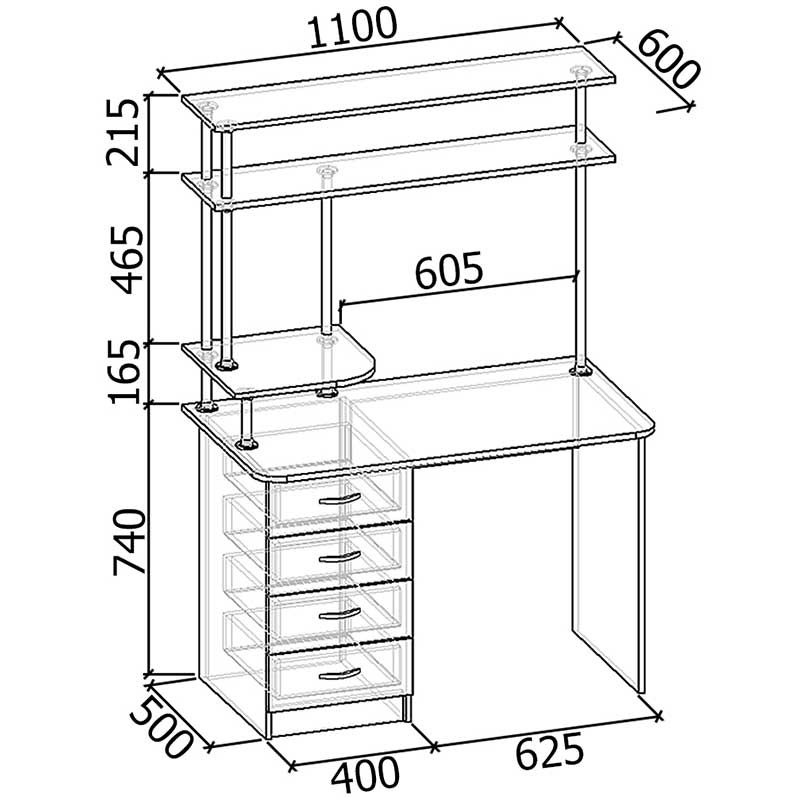 Компьютерный стол СК-214