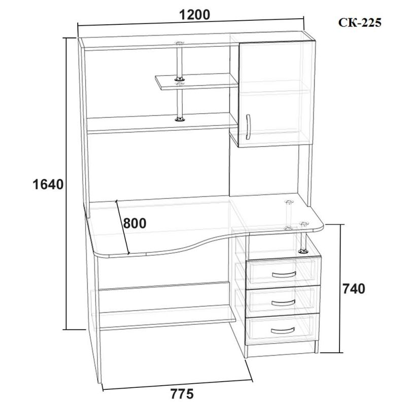 Компьютерный стол СК-225