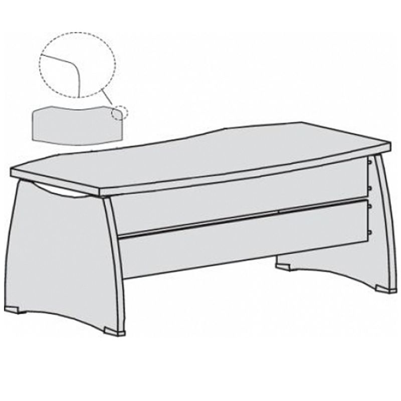 Стол руководителя Flex (Флекс) Ф107