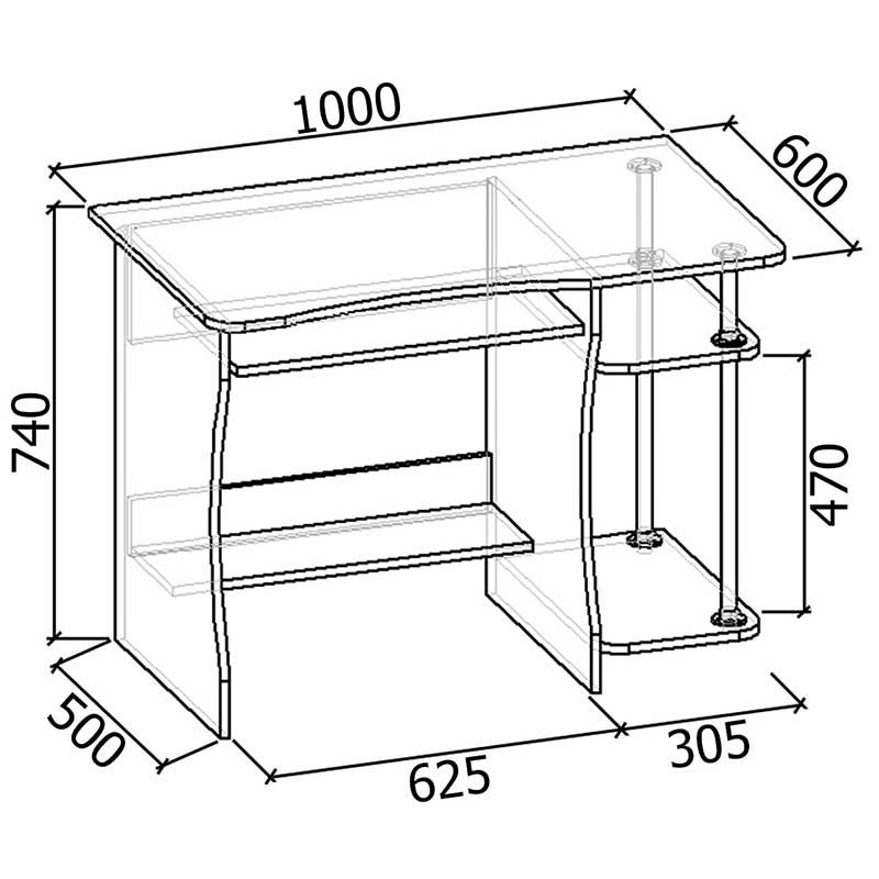 Компьютерный стол СК-204