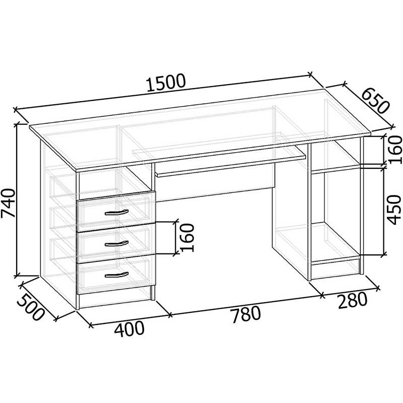 Компьютерный стол СК-004