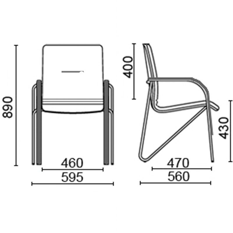 Стул офисный SALSA ULTRA chrome