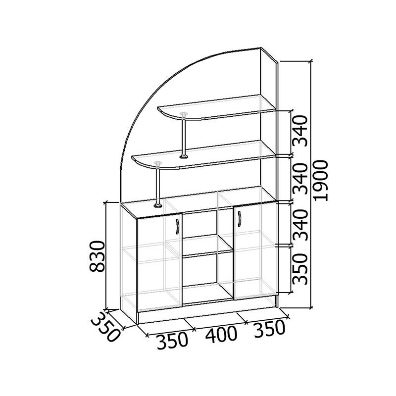 Шкаф для документов Шк-207