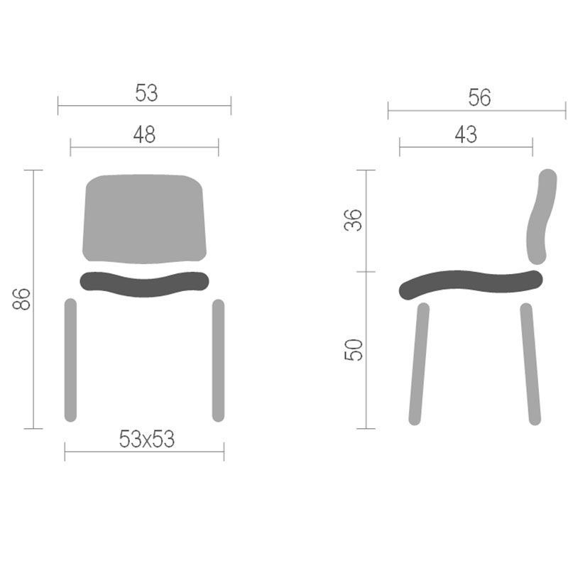 Стул офисный ISO