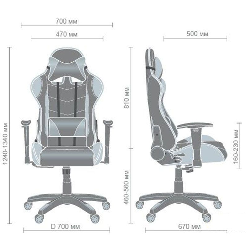 Кресло руководителя VR Racer Blade