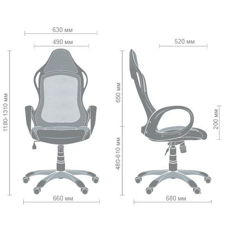 Кресло офисное Nitro черный