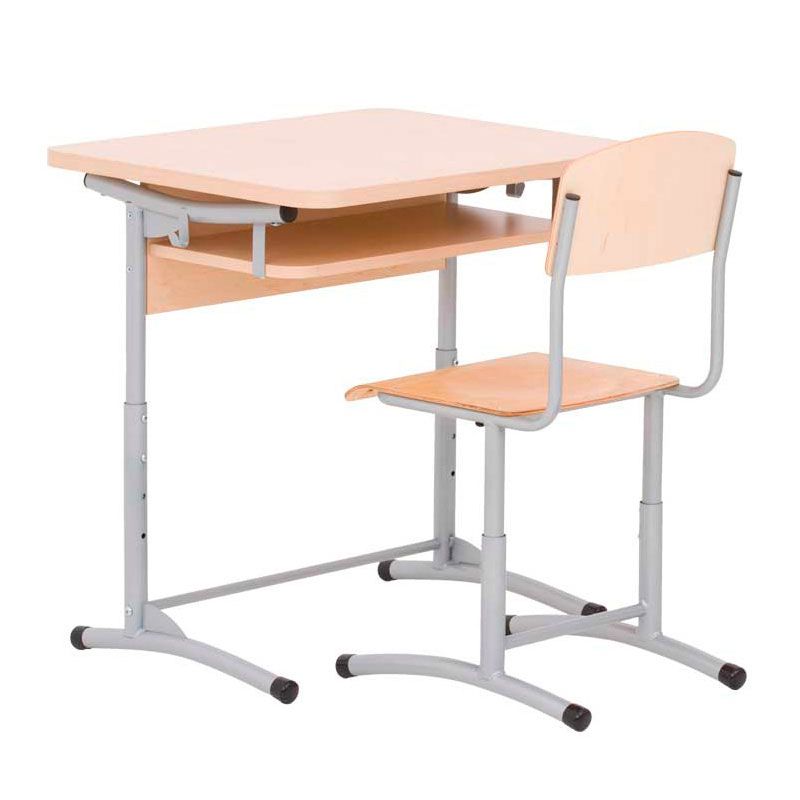 Парта ученическая E-172/1 A (SL) alu