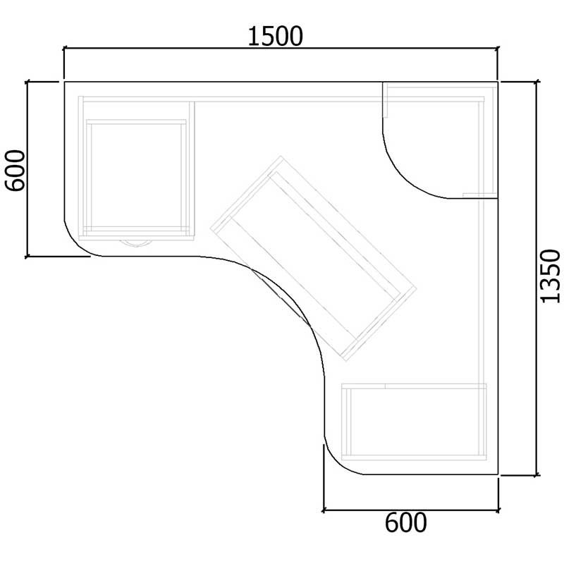 Компьютерный стол СУ-103