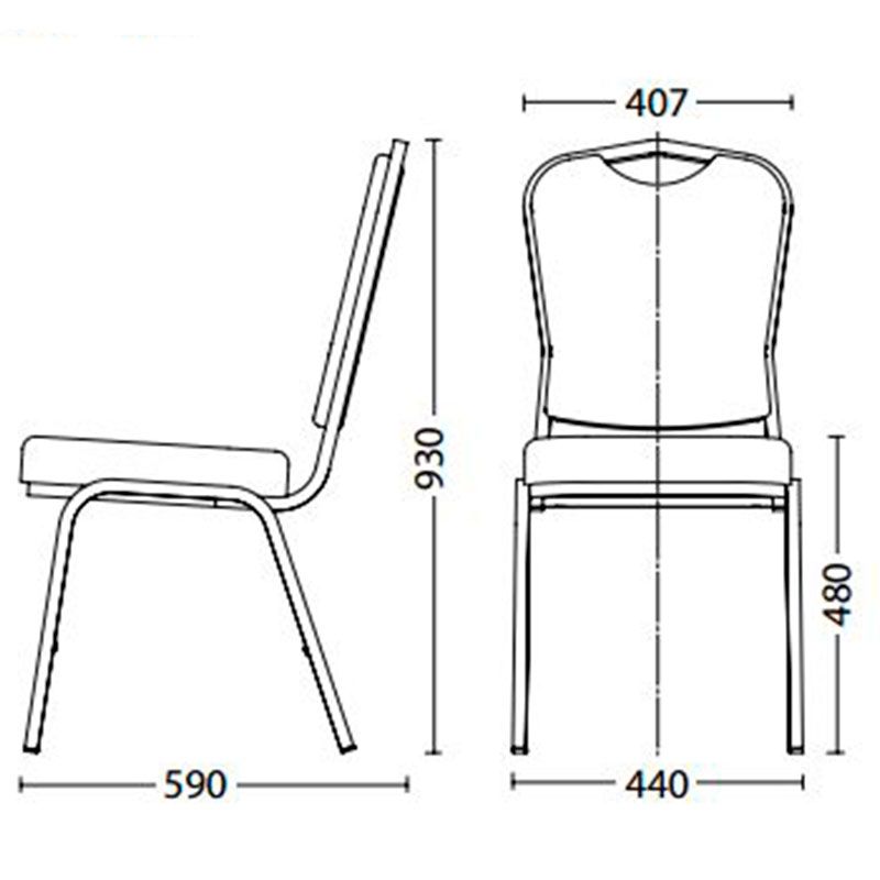 Стул обеденный BC-11 gold