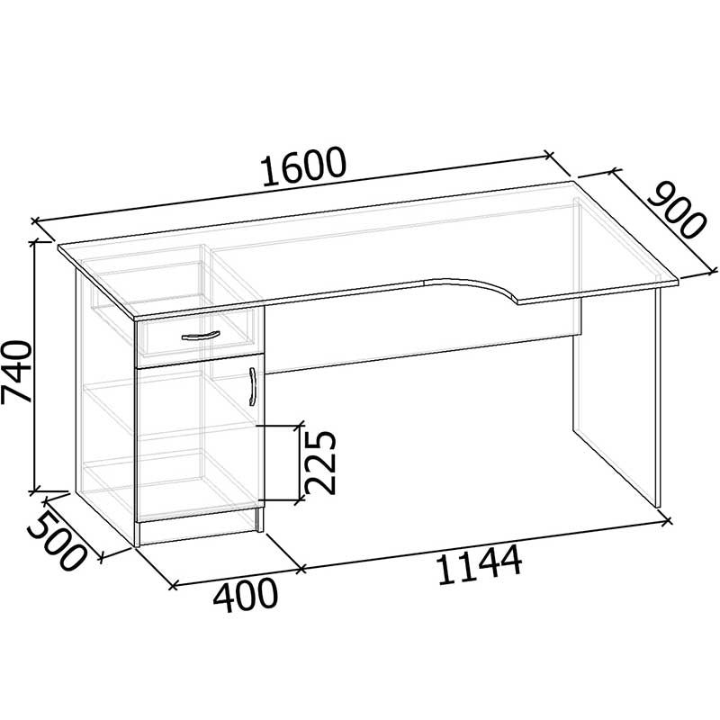 Офисный стол СТ-304