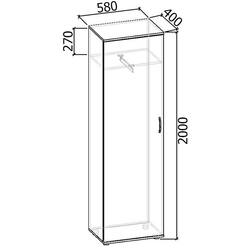 Шкаф для одежды Арт-004