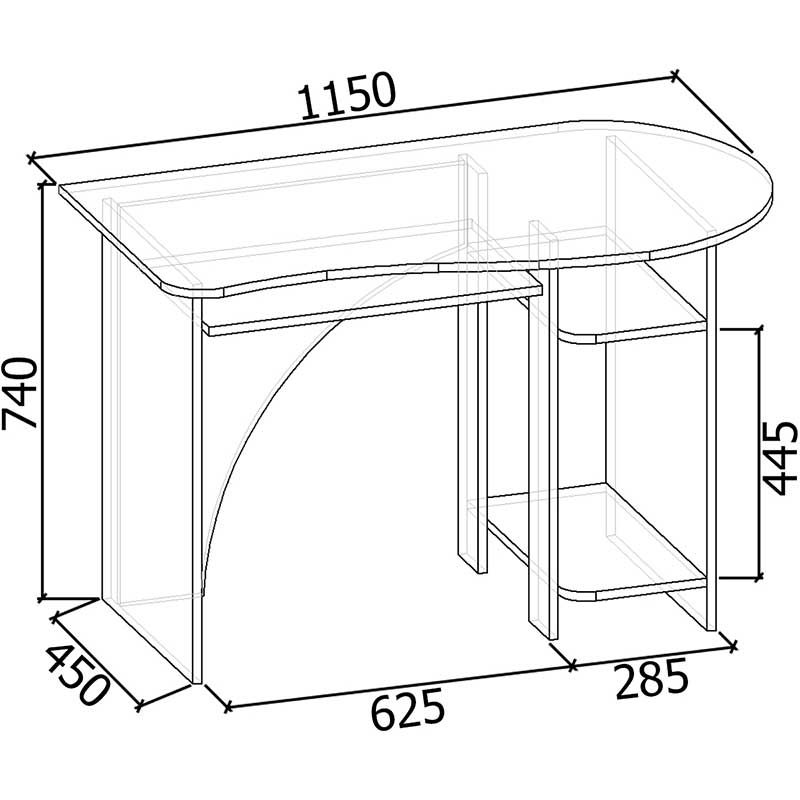 Компьютерный стол СК-301