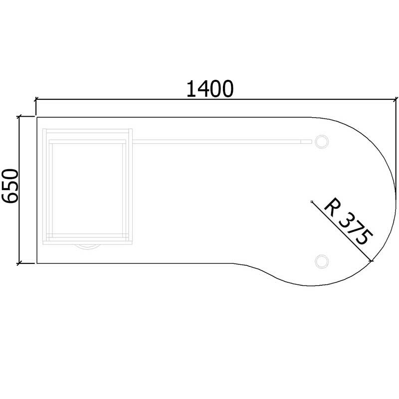 Офисный стол СТ-205